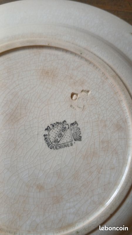 Assiettes sarreguemines (image 11)