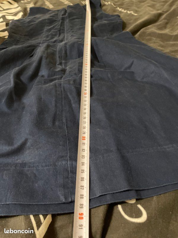 Robe bleu marine avec sacoche (image 4)