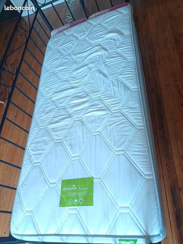 Vente d'un canapé/lit (sommier + matelas + deux coussins) (image 7)