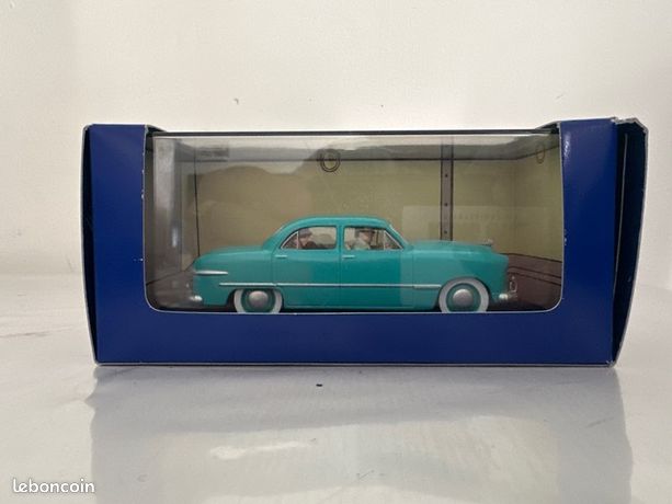 Miniature Atlas Editions 1/43 – Ford Custom 1949 Tintin – Turquoise, Diecast