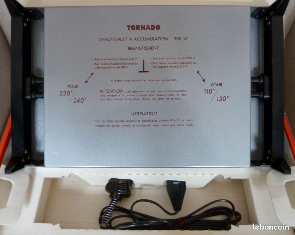 Chauffe-plat électrique Vintage JEMA - Made In France - 300W
