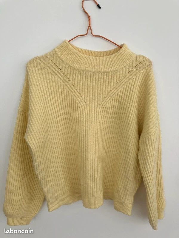 Pull jaune (marque Cache cache) taille M Vêtements