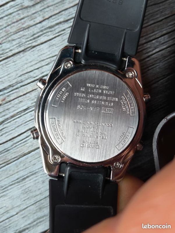 Casio🎉 NEUVE 🎉Edifice Efa-109 illuminator telememo (image 3)