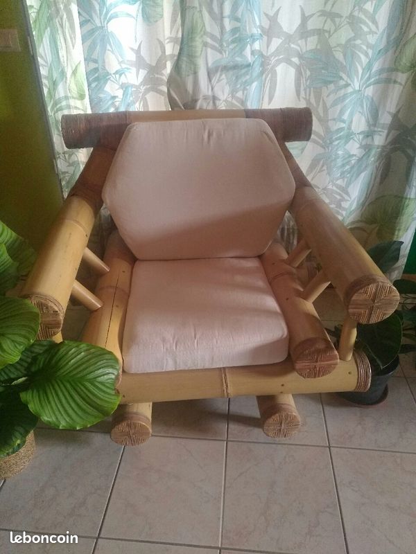 Fauteuil bambou (image 1)