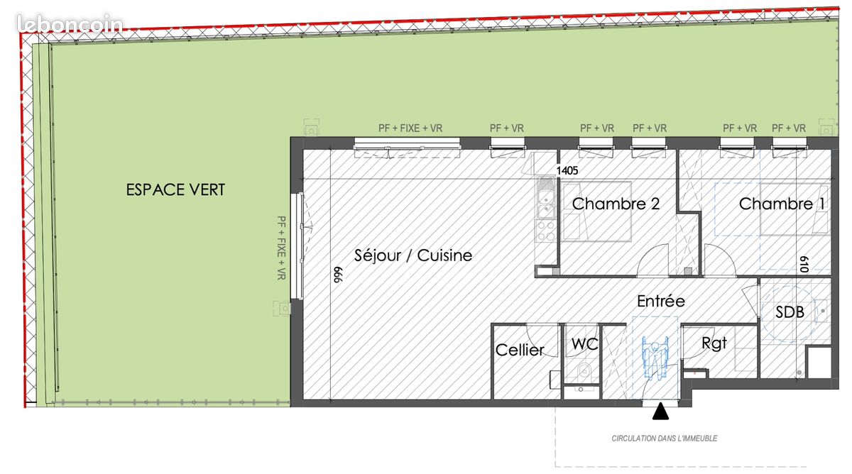 Appartement 3 pièces 88 m² · à Wimille · 88 m² · 410 000 €