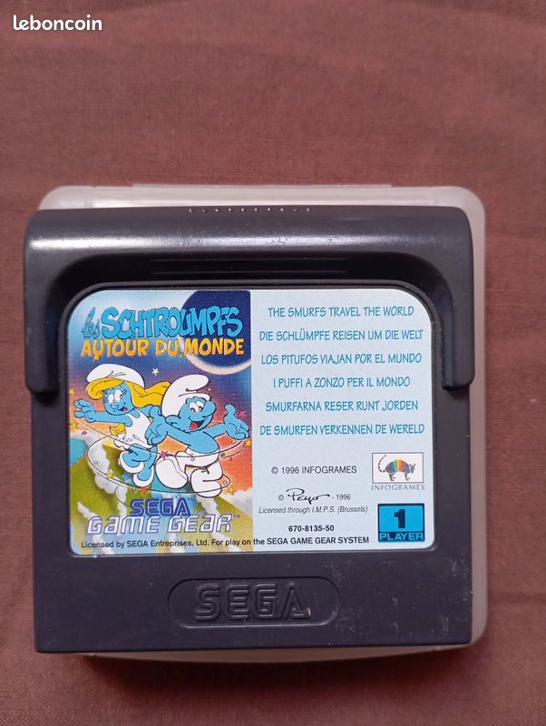 The Smurfs - Les Schtroumpfs Autour Du Monde. Sega Mega Drive