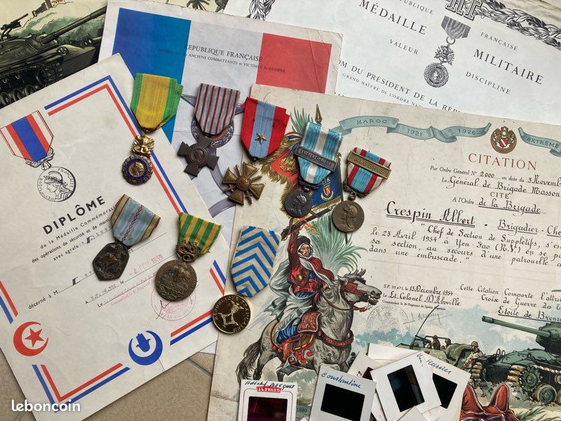 Grouping Indochine Spahis - Militaria (image 2)