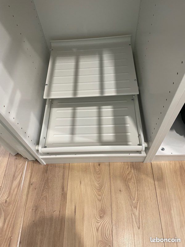 Étagère chaussure coulissante IKEA pax blanc 50 (image 2)