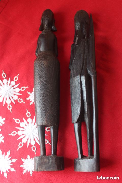 Couple grandes Statues africaines (image 3)
