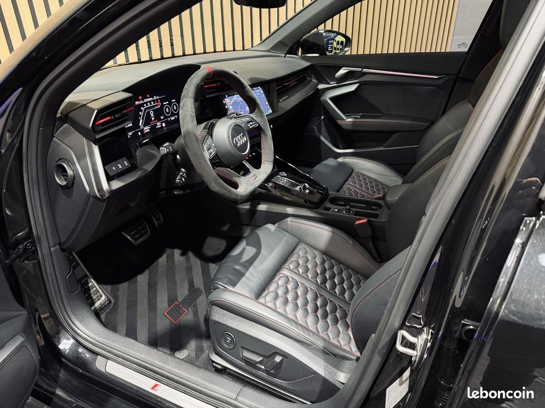 AUDI RS3 SPORTBACK Quattro 2.5 TFSI 400 S-tronic ETAT NEUF SUIVI COMPLET IMMAT FRANCE FULL OPTIONS (image 3)