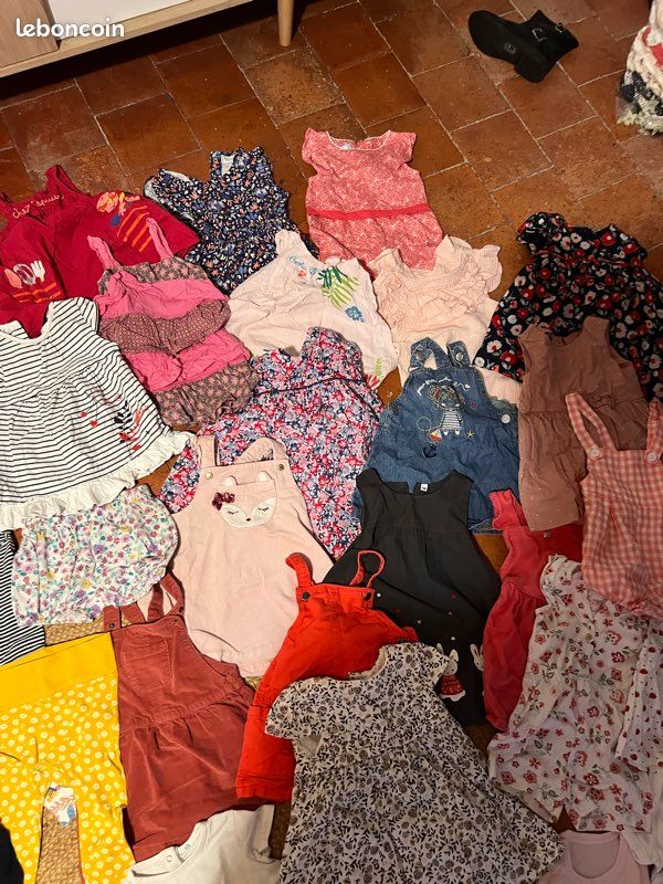 👶🎀 Lot de vêtements bébé fille – 12 mois – Été ☀️ (image 5)