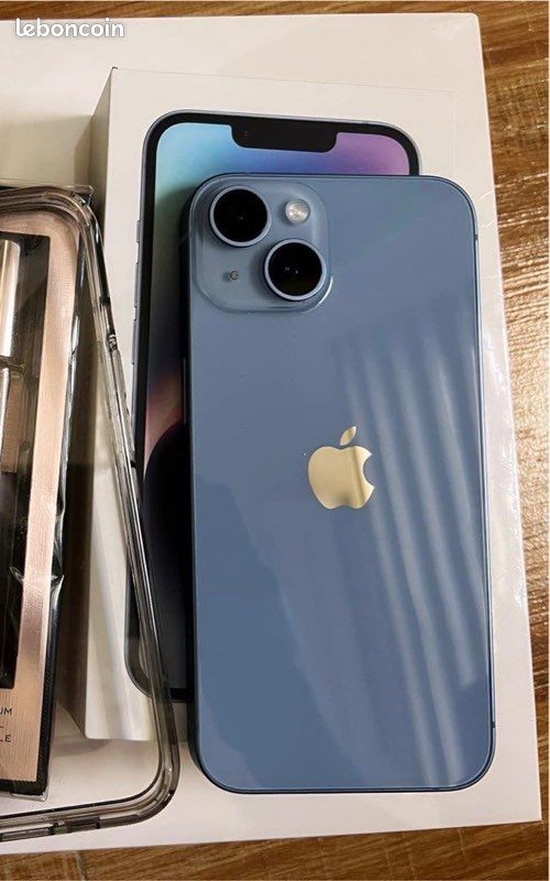 Iphone 14 128go bleu (image 1)