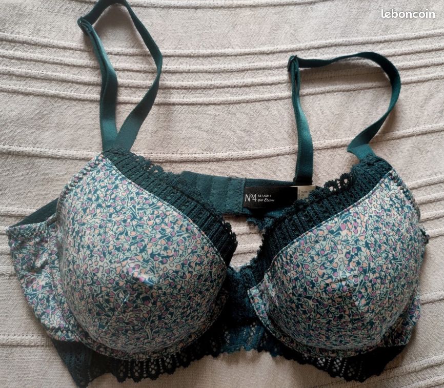 Soutien-gorge Intima Cherry Taille 85B - Couleur Verte, Armature Fine Mousse, Neuf Sans étiquette