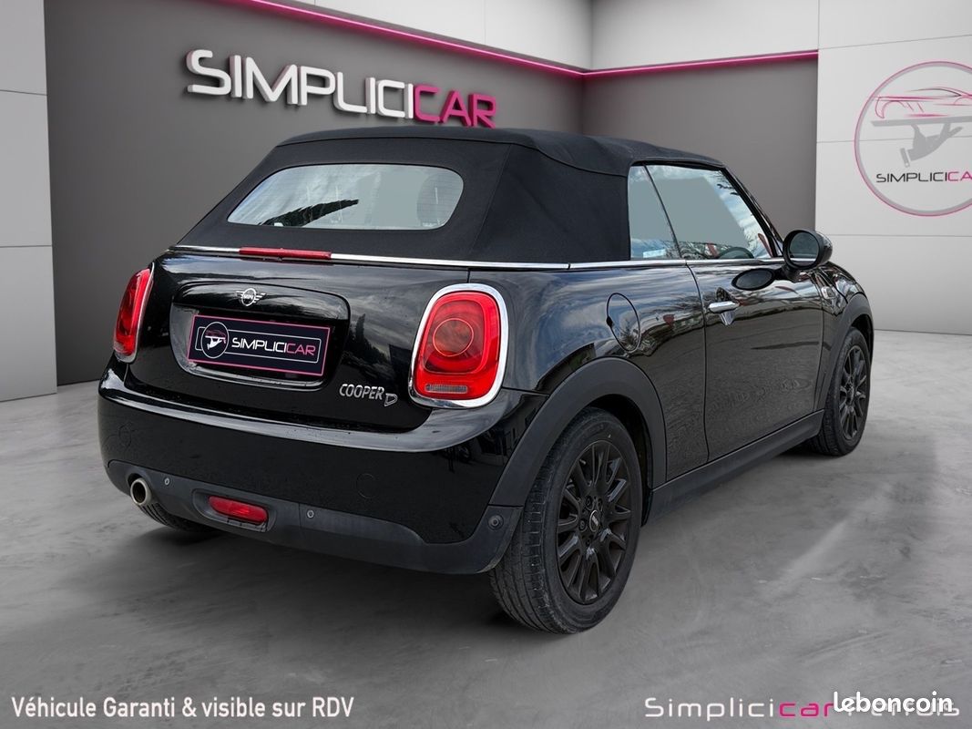 MINI CABRIOLET F57 LCI Cooper D 116 ch BVA7 gps sièges chauffants clim Garantie 12 mois (image 5)