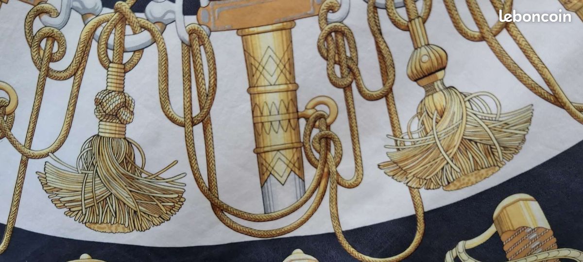Carré 90 vintage Hermès Cliquetis (image 7)