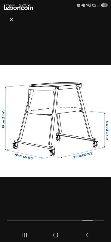 Berceau IKEA ALSKVARD (image 3)