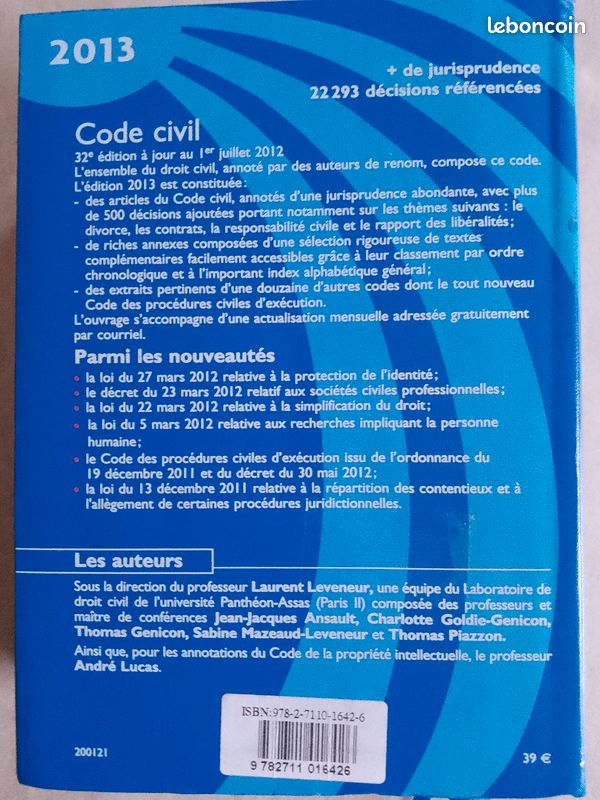 Code civil neuf 3000 pages (image 3)