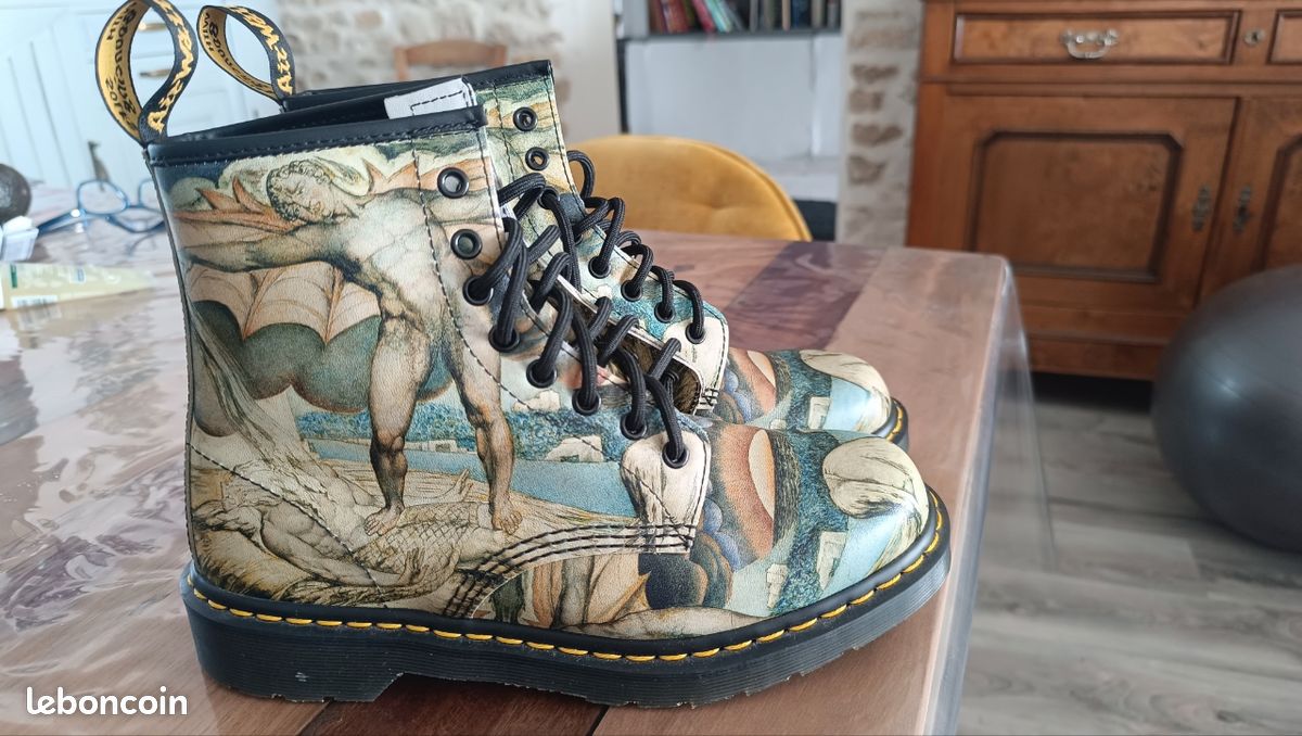 Doc Dr Martens tate museum William Blake 1460 - Chaussures