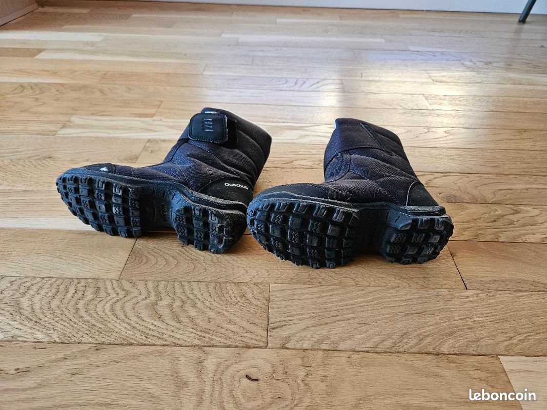 Bottes de neige noir enfant taille 31 quechua (image 4)