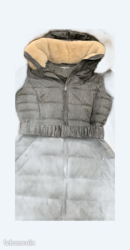 Doudoune Camaïeu gris chiné Vêtements