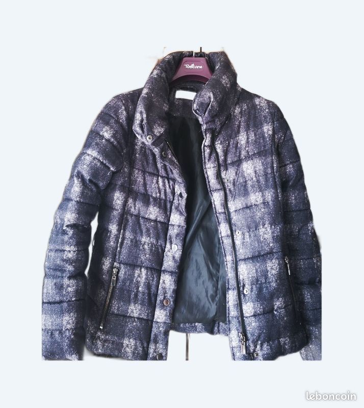Blouson Doudoune femme bleu (image 1)