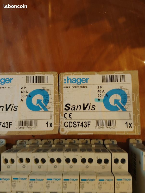 Lot Disjoncteur, differentiel hager (image 6)