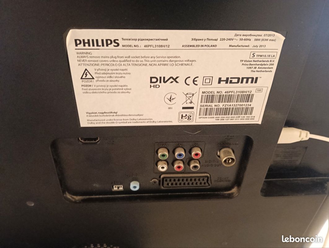 Télé Philips 127cm (image 3)