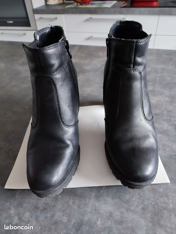 Bottines noires pointure 38 (image 5)