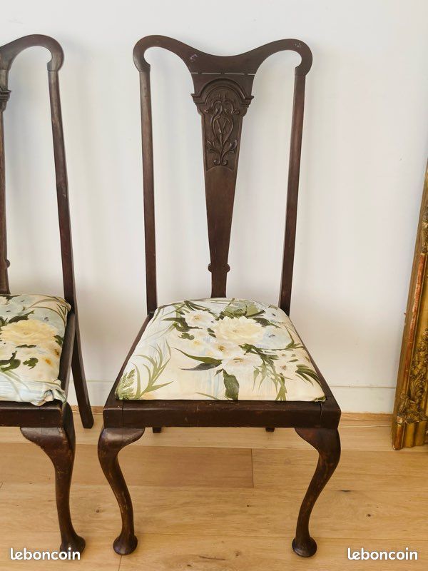 Lot 2 chaises Art Nouveau (image 3)