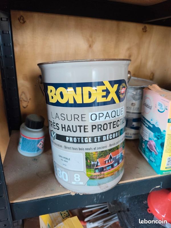 Lasure opaque gris perle bondex neuve (image 1)