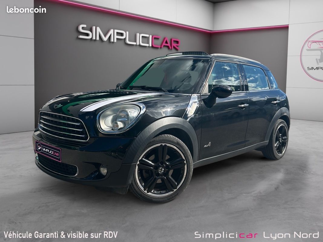 MINI MINI COUNTRYMAN COOPER D 112 ALL4 PACK RED HOT CHILI toit ouvrant panoramique 112Ch Garantie 12 mois (image 4)