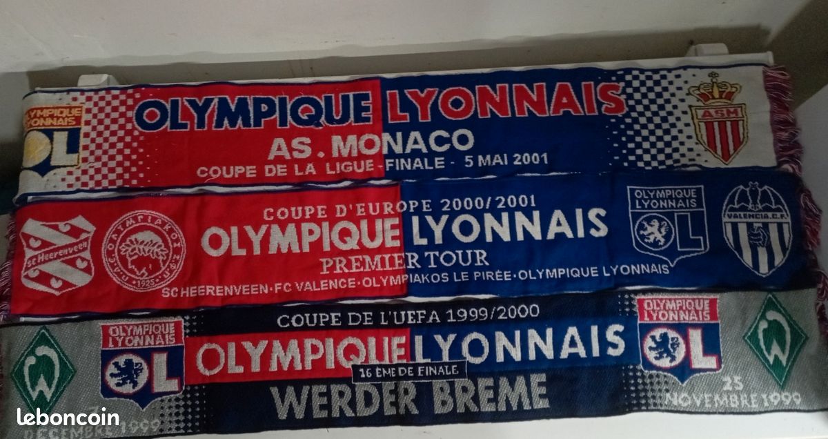 Écharpe Olympique Lyonnais – Multicolore – Club Français – Supporter OL