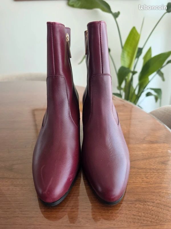 Bottines Tommy Hilfiger "Ingrid" - Bordeaux - T.38 (image 2)