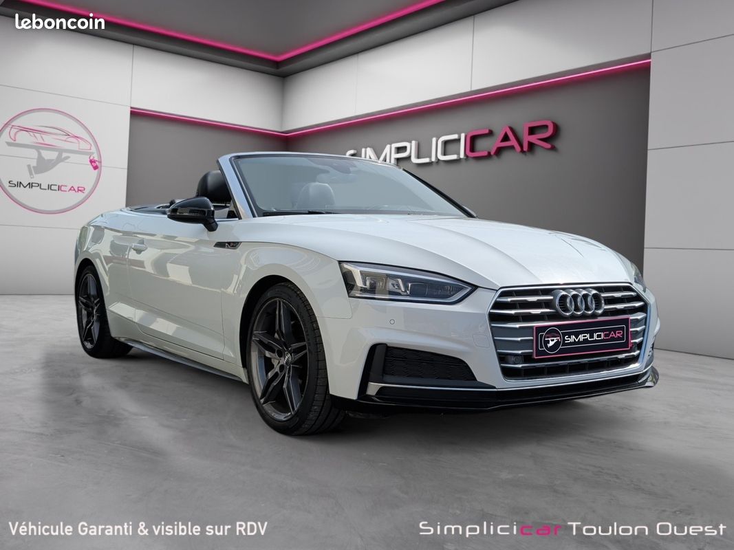 AUDI A5 CABRIOLET 40 TDI 190 S tronic 7 Quattro S Line - GARANTIE 12 MOIS (image 1)