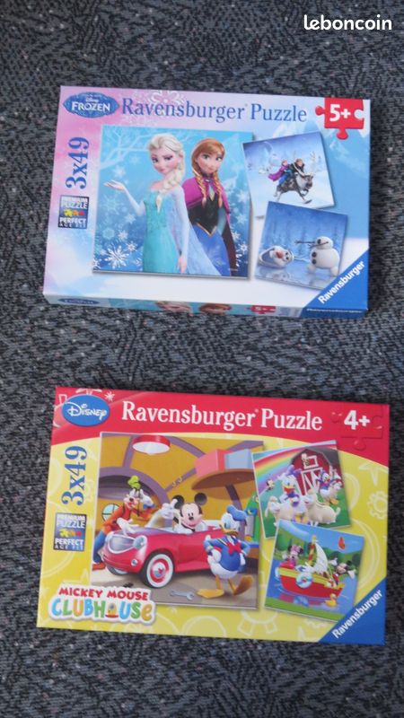 Puzzles DISNEY 3*49 pièces (image 3)