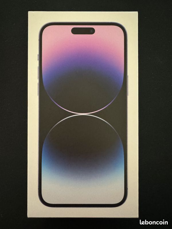 IPhone 14 Pro Max Violet Intense - 128 GO - Neuf avec facture et AppleCare+ (image 1)