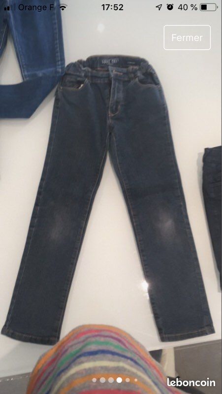 Lot de pantalons fille 7 ans (image 4)
