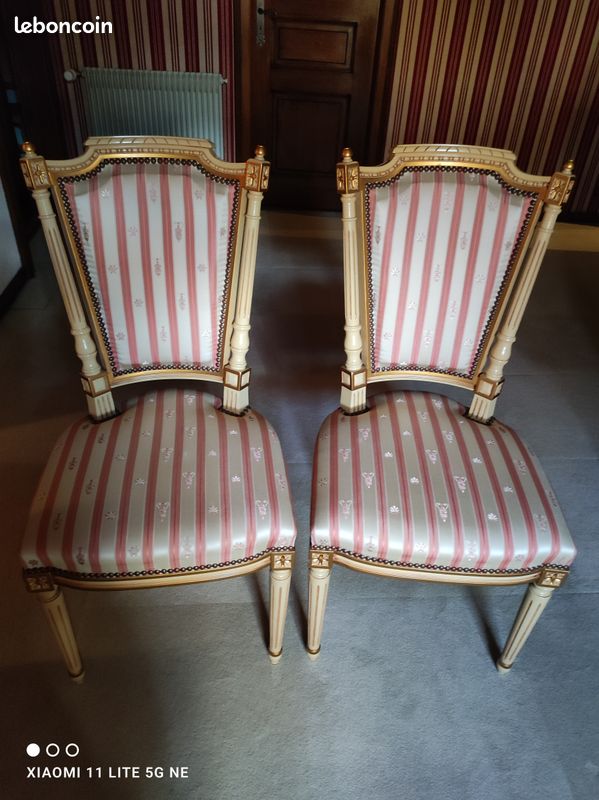 Chaises style Louis XVI (image 1)