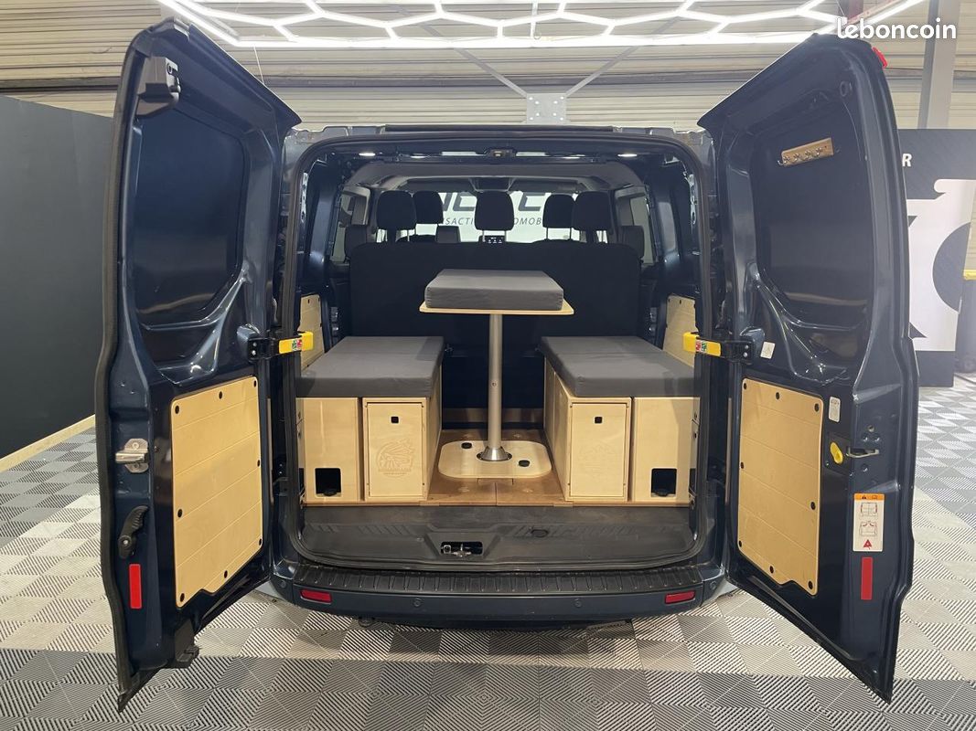 FORD TRANSIT Custom - 2.0 -130 cv Fourgon 280 L1H1 - aménagé - siège chauffants - suivi comp (image 31)
