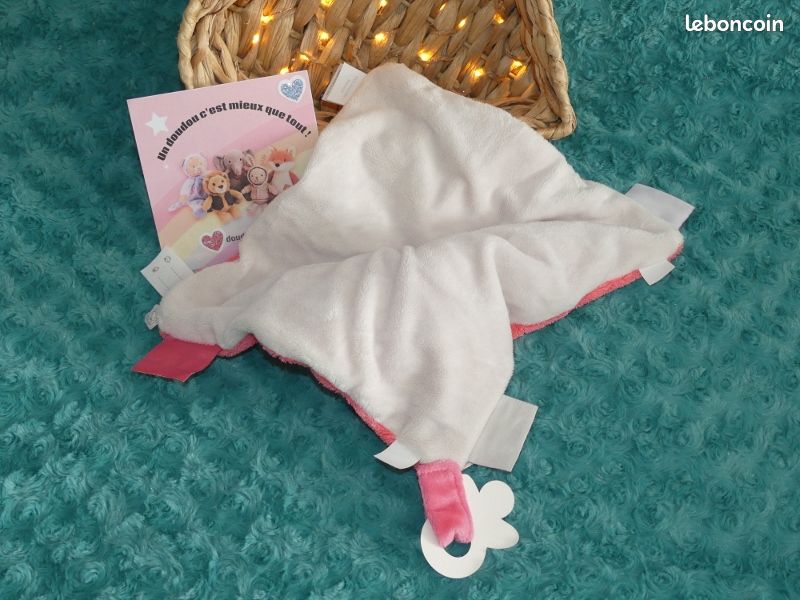 🧸Doudou plat Noukie's - Modèle pingouin Daisy, jamais utilisé (image 3)