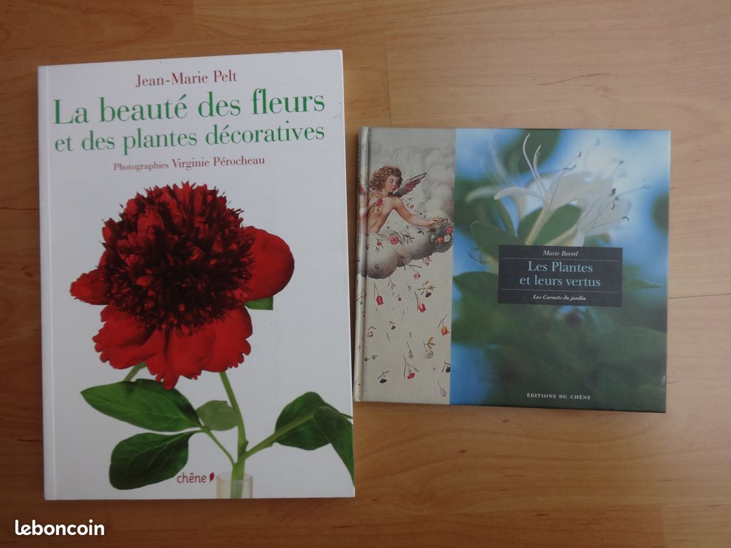 Deux livres de botanique J.M. PELT et M. BOREL (image 1)
