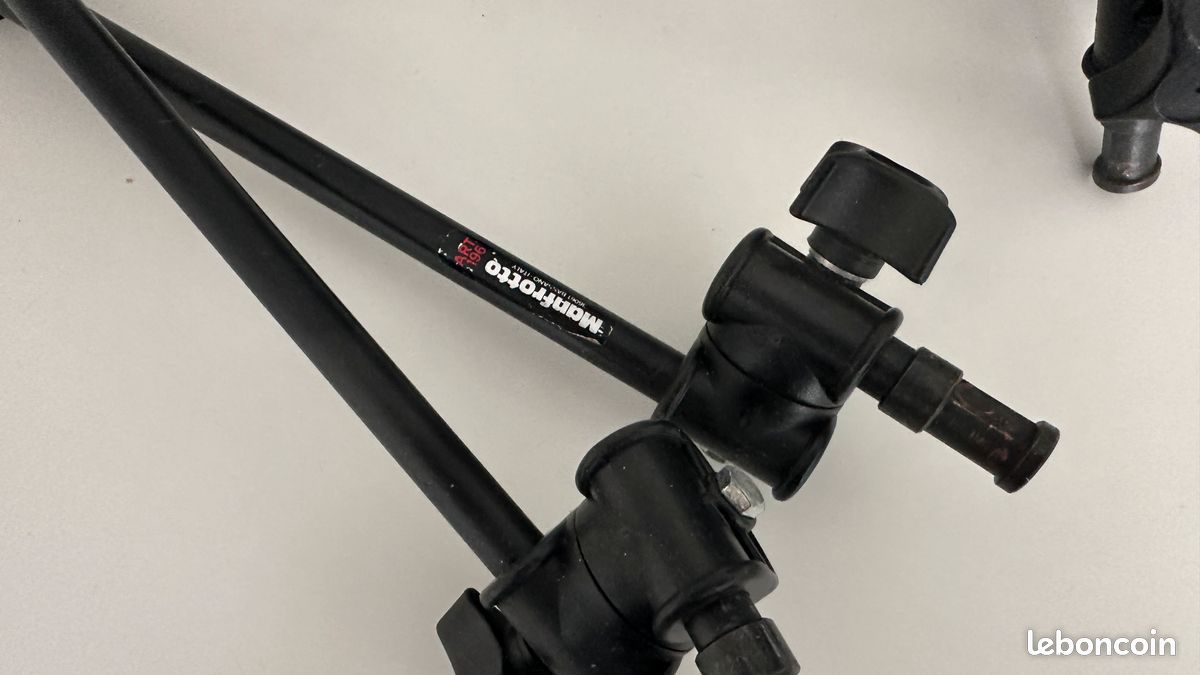 Manfrotto 196AB-3 Bras articulé 3 sections sans support pour appareil photo (Noir