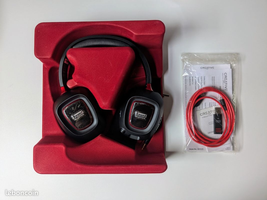 Wireless Gaming Sound Blaster Tactic3d Rage Usb Casque/micro