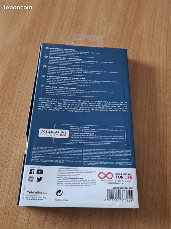 Coque transparente tel Samsung galaxy s20 + NEUVE (image 2)