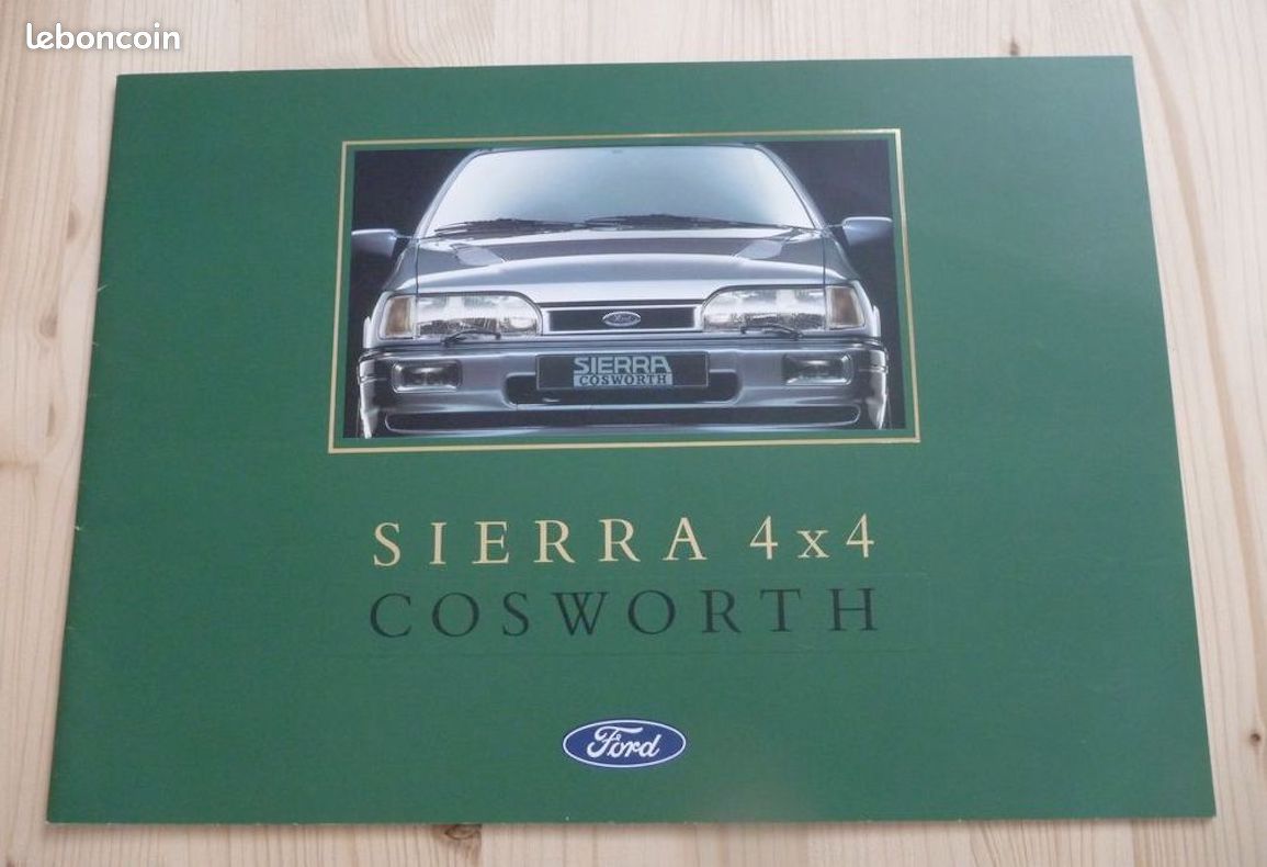 Brochure Publicitaire Ford Juin-juillet 1986 - Présentation De La Sierra 4x4 Break - Occasion