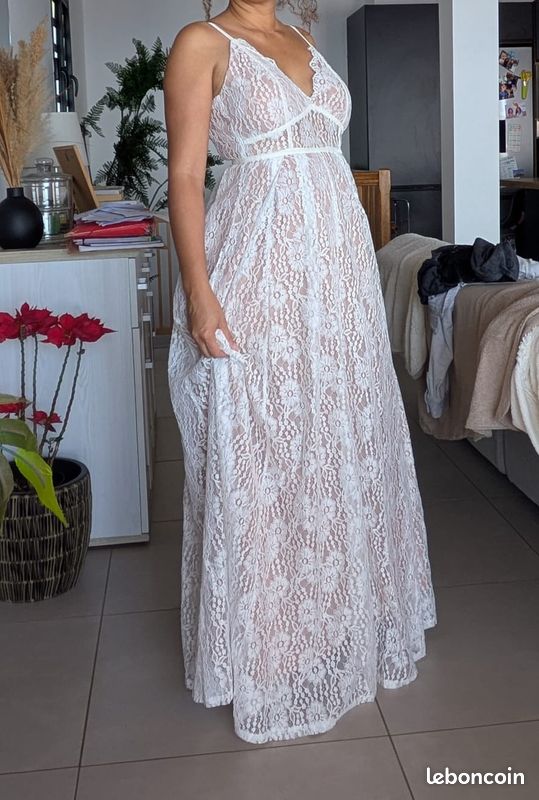 Vend robe bohème à fleurs (image 3)