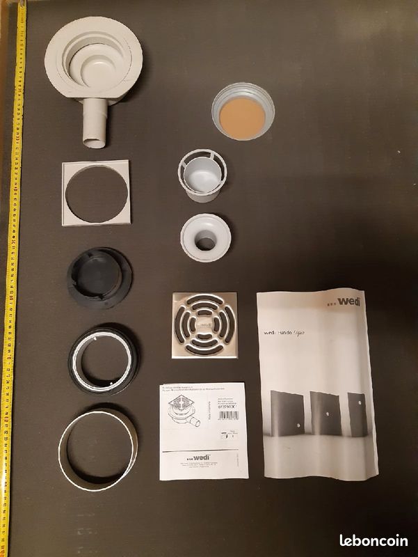 Receveur Wedi fundo lino 1200x900 + siphon sortie horizontale (image 3)