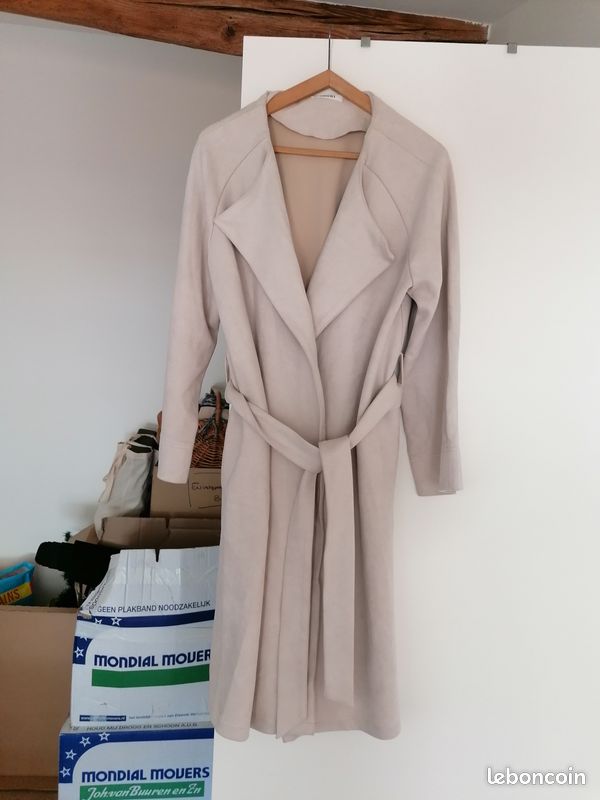 HOT Trench Coat Veste Femme En Daim Veste Trench Femme En