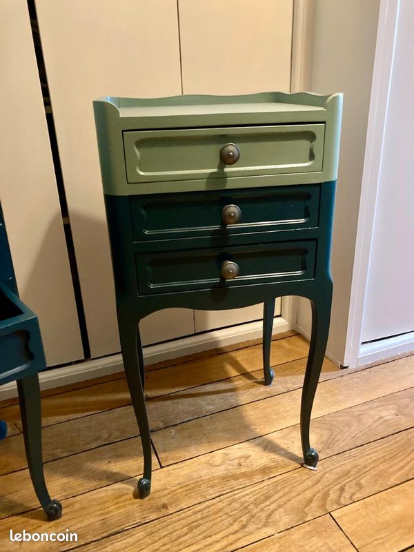 2 petits meubles bois vintage relookés (image 6)