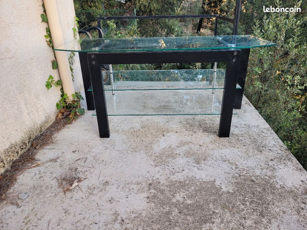 Vends table basse en verres (image 1)